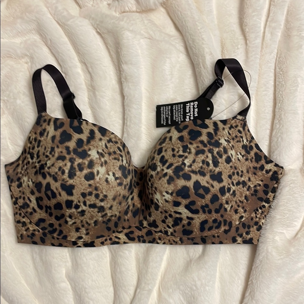 Eby Balconette Leopard Print Bra LDD